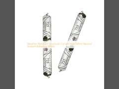 Selante Adesivo Neutro Branco para Fachada Estrutural Resistente às Intempéries 590ml