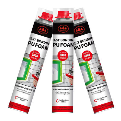 Bom preço. Alta flexibilidade Poliuretano espuma expansão selo cor branca com resistência flexível ao curado e encolhimento on-line