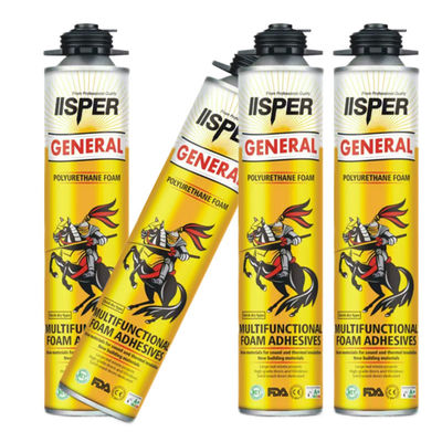 Bom preço. 750ml Espuma de Poliuretano à Prova de Fogo Bege Branco para Vedação de Portas e Janelas on-line