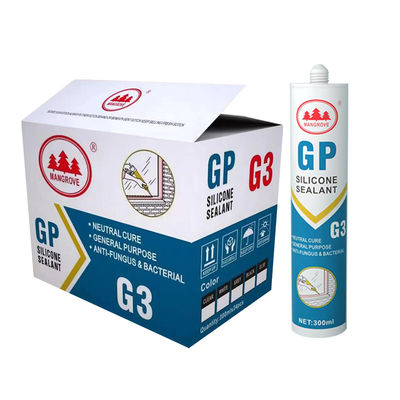 Bom preço. 1200 GP Adesivo de selante de silicone ácido transparente para construção de selos on-line
