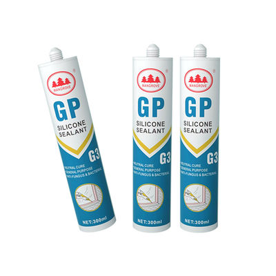Bom preço. Tanque de peixe de tecto ácido Garrafa de vidro de secagem rápida Cola de silicone branco brilhante selante on-line