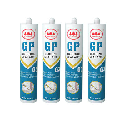 Bom preço. 300 ml de selante de silicone ácido Aplicações profissionais de vedação com silicone on-line
