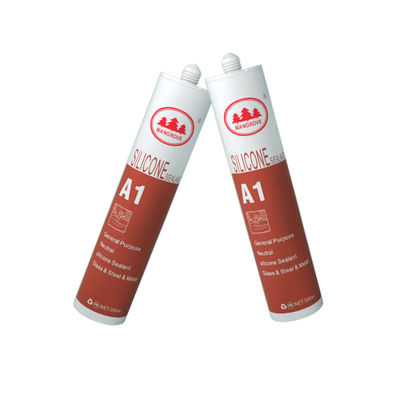 Selante de Silicone Acético de Secagem Rápida Impermeável Branco Piso Parede Exterior