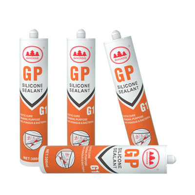 Acético de vidro branco de propósito geral GP Silicone selante para bricolage e hardware