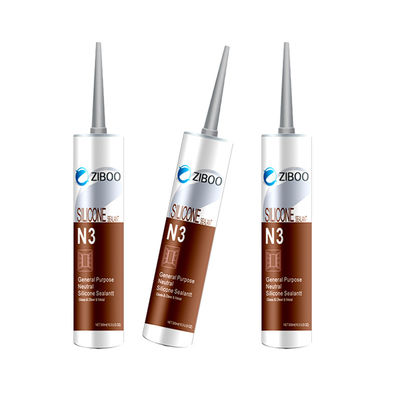 Cartucho de 300 ml Selante de silicone neutro para vidro Betão Madeira Aço Alumínio