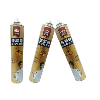 OEM Filler de lacuna selante de espuma de poliuretano 750ml para isolamento de construção