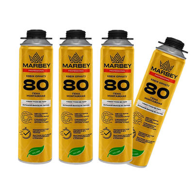 Produto de isolamento de espuma de pulverização líquido PU adesivo de espuma à prova d'água