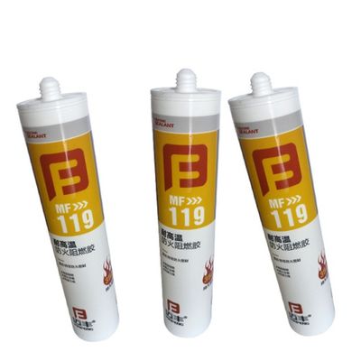 Sealante ignífugo de silicone de alta temperatura Branco 350