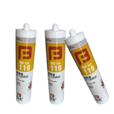 Garrafa de vidro selante à prova de fogo elástico neutro curado resistente a intempéries