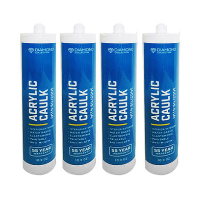 Sealante acrílico siliconizado de qualidade de construção branco 9009-54-5