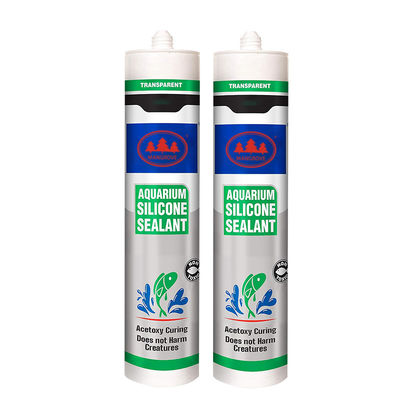 Acetoxy Curing Powful Não prejudicial Criaturas Sealant Transparente Aquário Tunk Glass Sealant
