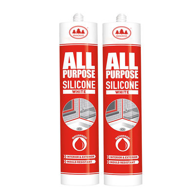 Todas as finalidades Silicone Interior e Exterior Uso impermeável Powful paredes cortinas Branco selante