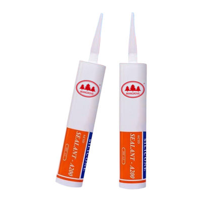selante de silicone ácido resistente a secas rápidas a intempéries 300 ml interior e exterior