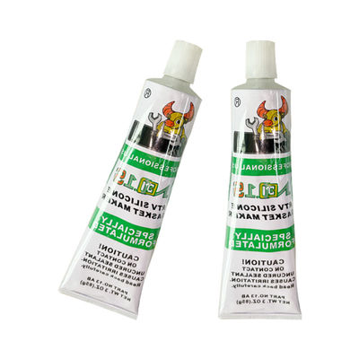 Resistência ao óleo transparente RTV selante de silicone para cilindro componente de motocicleta