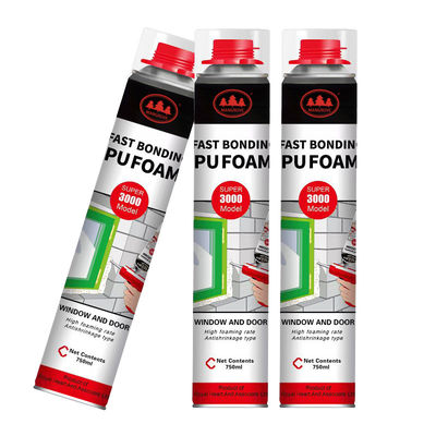 Bom preço. OEM 750ml Wholesale White Polyurethane Mounting Pu Foam Sealant on-line