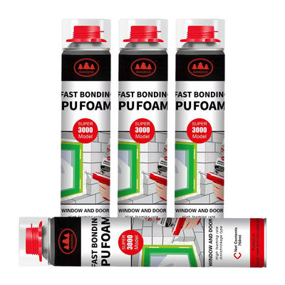 Bom preço. Fast Drying Polyurethane Styrofoam Flexible 750 Ml Pu Foam Doors Joints on-line