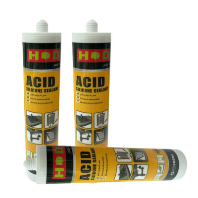 Bom preço. Resistente à água Cura ácido claro um componente selante de silicone para janela on-line