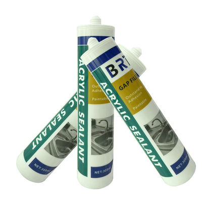 Bom preço. Selante Acrílico Impermeável Transparente 300ml para Janelas, Portas e Banheiros on-line