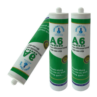 Bom preço. 300 ml de selante de silicone ácido resistente à água resistente ao calor portas e janelas de vidro de madeira on-line