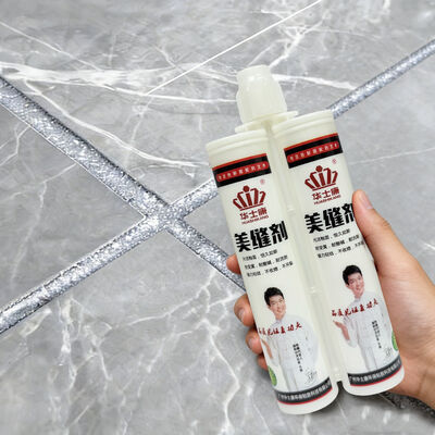 Bom preço. 400 ml de azulejos de cozinha espaços de apoio de piso de casa de banho Oem sem rachaduras Gloss Grout Adesivo on-line