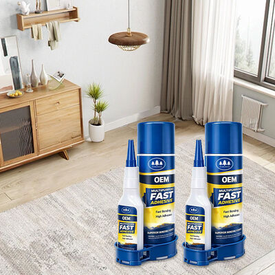 Bom preço. Exportação para a Ásia Central Cola de ligação rápida de madeira e plástico 400 ml + 100 gr. Adesivo rápido universal on-line