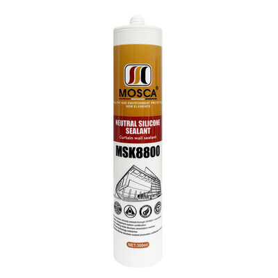 Porta adesiva da janela do selante de silicone de cura neutra branca de amostra grátis OEM