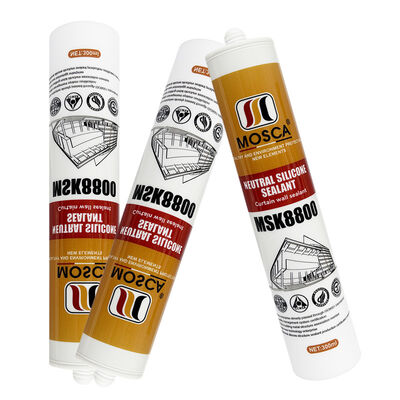 Negro 300ml Neutro Estrutural Silicone Sealant Edifício Portas de janelas