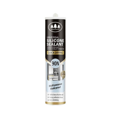 Proteção contra intempéries Vidro e Madeira e Pedra Alta resistência Neutro Sealante de silicone de cura