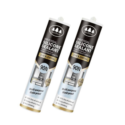 Selante de silicone para vidros estruturais, teto solar e tubo de água, selante de silicone de vidro não tóxico ácido