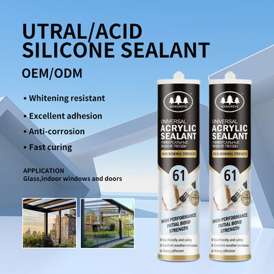 Bom preço. Amostra Grátis Sem Cheiro Resistente a Mofo Calafetagem Banheiro e Bacia de Água Selante de Silicone Neutro Adesivo on-line